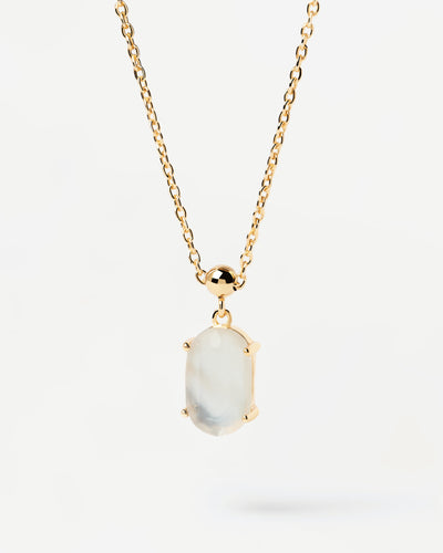 PDPAOLA Mother of Pearl Intuition Charm | Mocha Australia