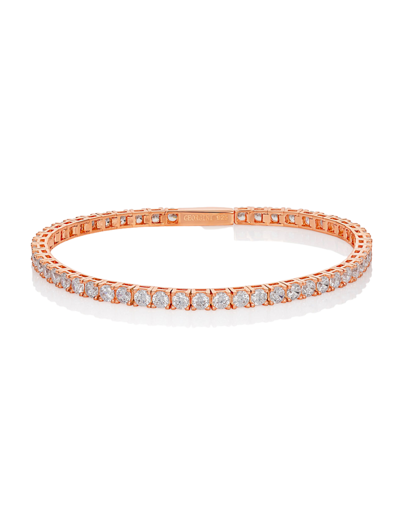 Classic Diamond Tennis Bracelet (4.40 ct Diamonds) in White Gold –  Beauvince Jewelry