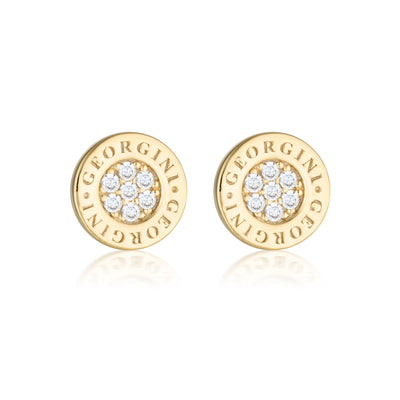 Georgini Signature Studs - Gold | Mocha Australia