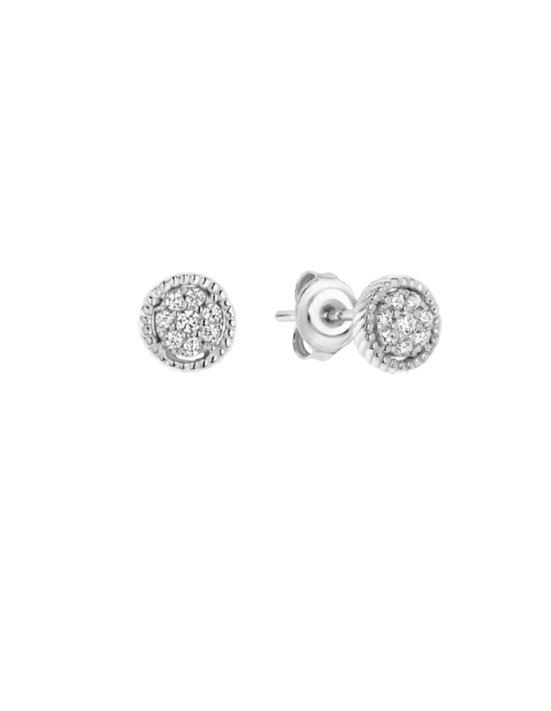 Georgini Mica Stud Earrings - Silver | Mocha Australia