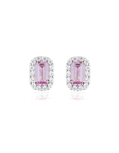 Georgini Paris Studs Earrings - Pink Sapphire | Mocha Australia