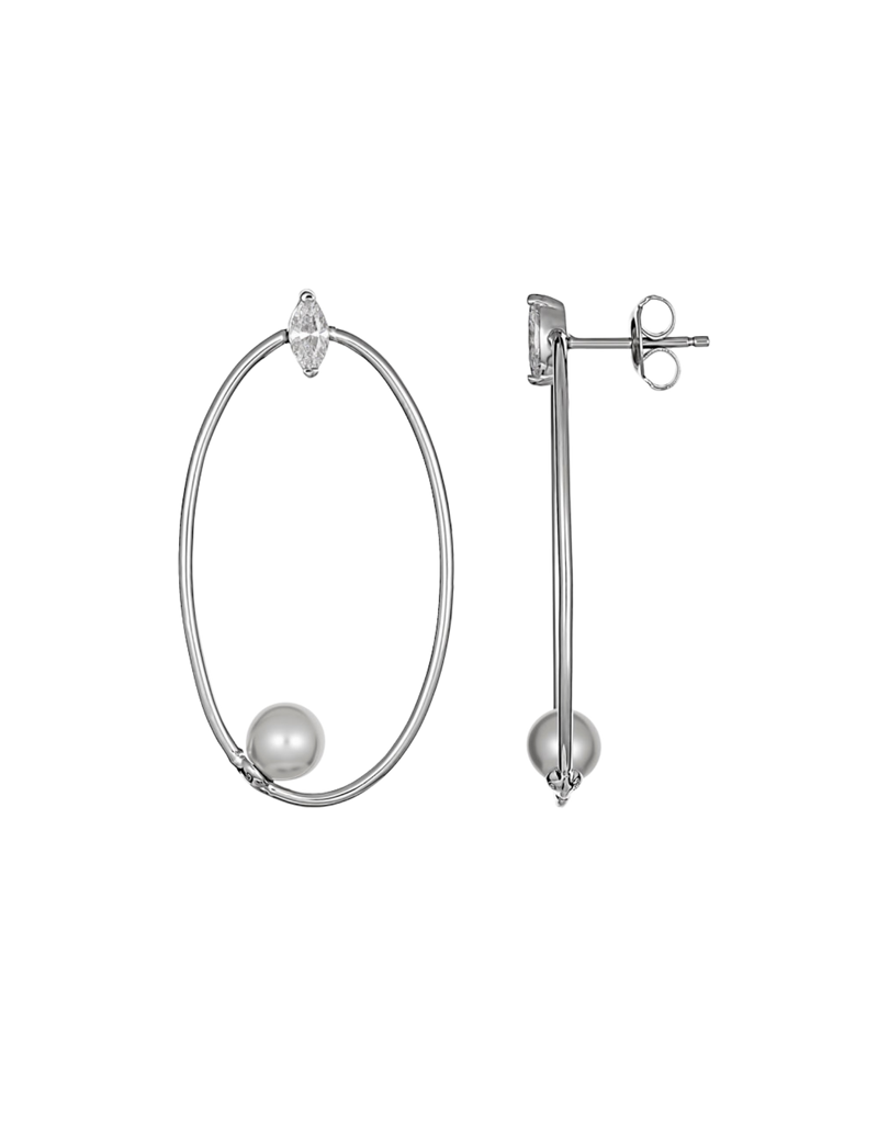 Georgini Heirloom Admired Earrings - Silver | Mocha Australia