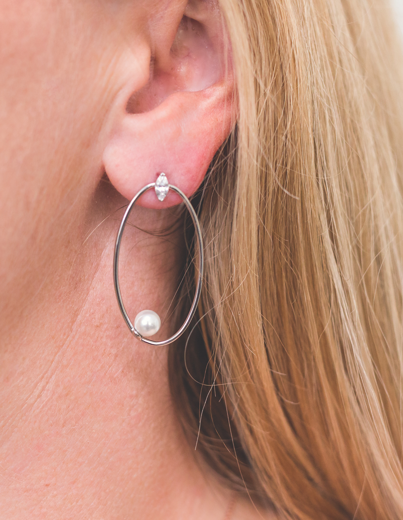Georgini Heirloom Admired Earrings - Silver | Mocha Australia