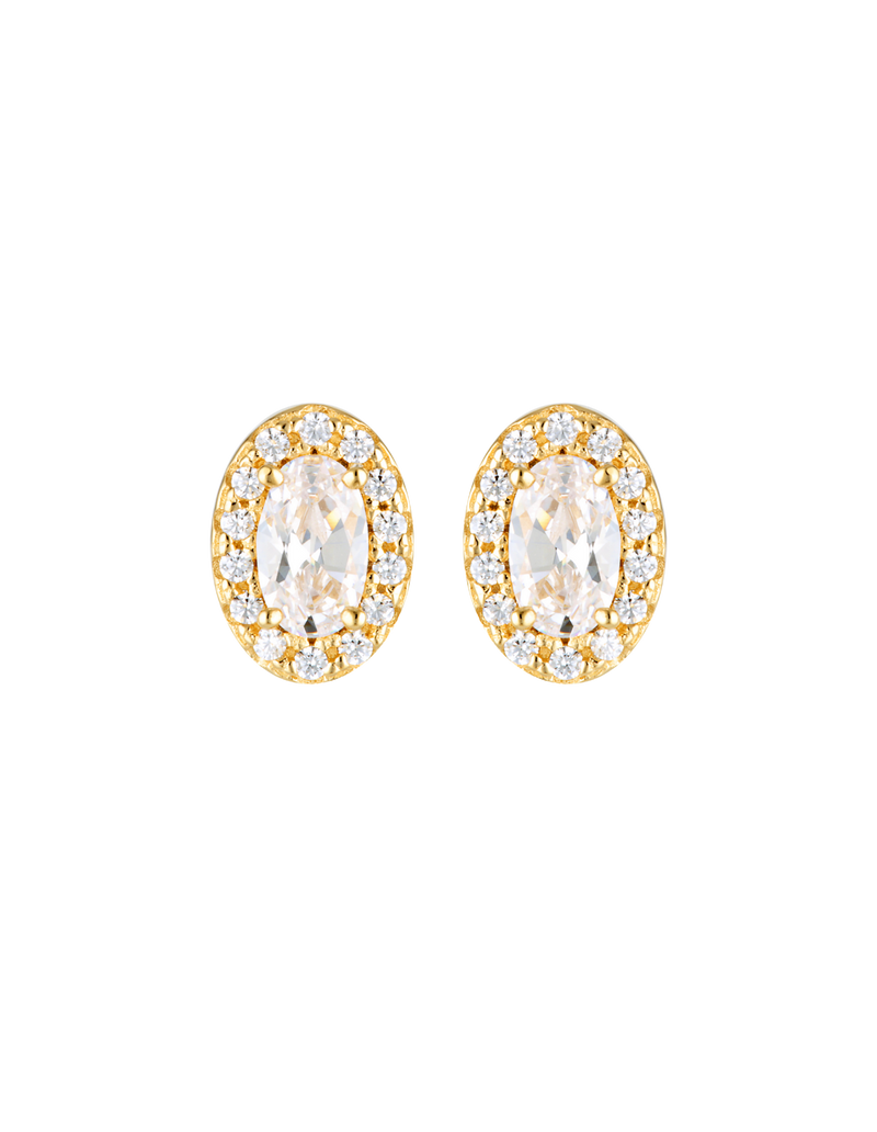 Georgini Aurora Glow Earrings - Gold | Mocha Australia