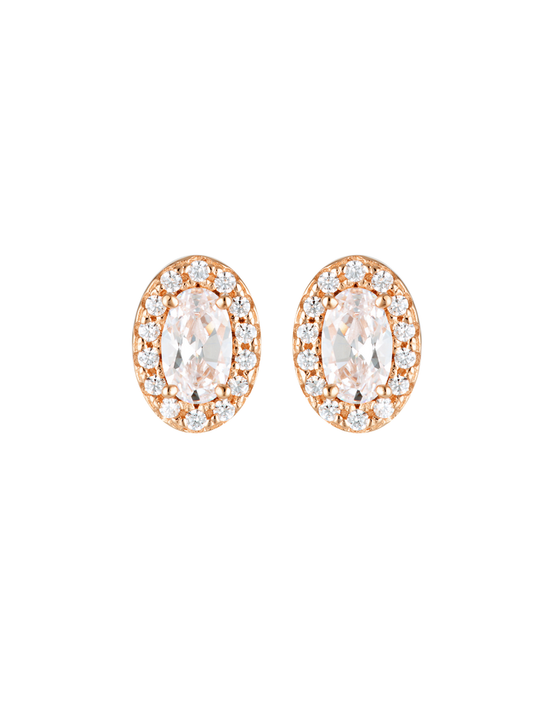 Georgini Aurora Glow Earrings - Rose Gold | Mocha Australia