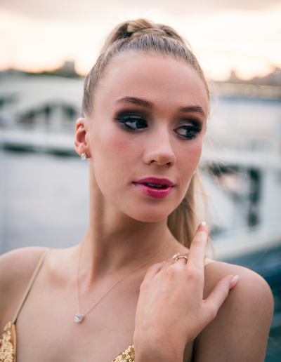 Georgini Aurora Southern Lights Earrings - Gold | Mocha Australia