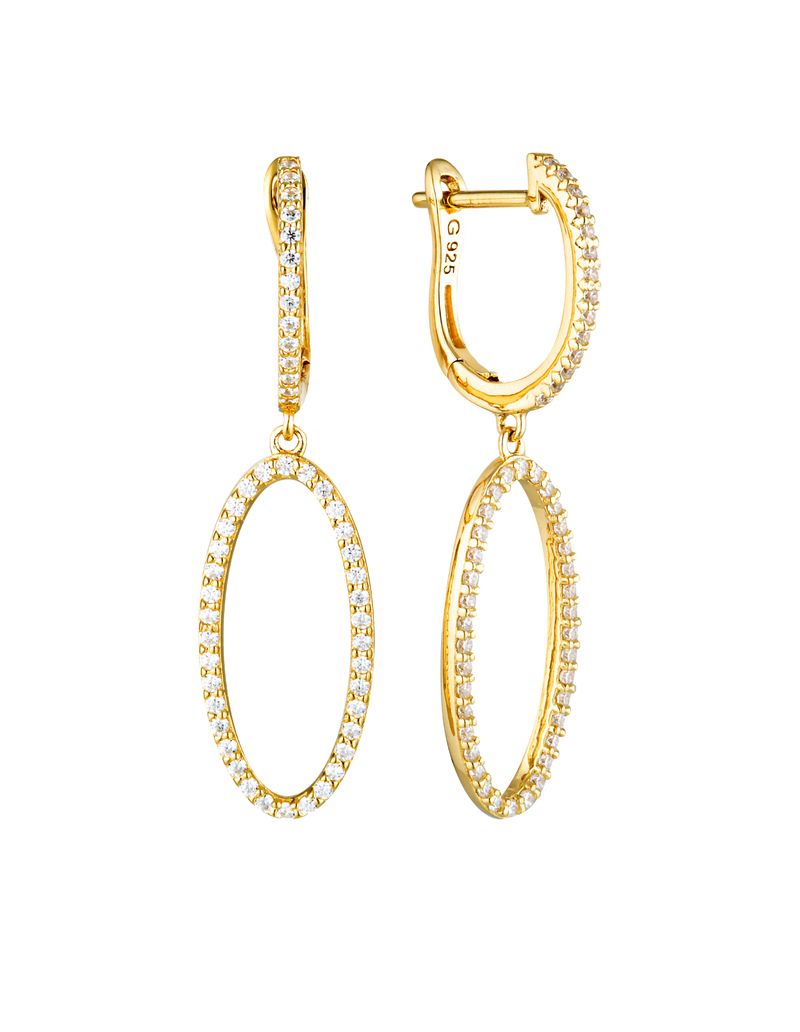 Georgini Aurora Celestial Earrings - Gold | Mocha Australia