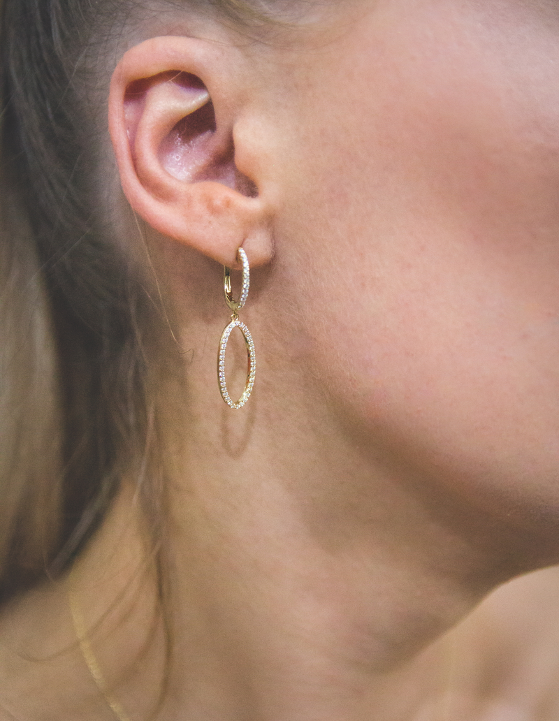Georgini Aurora Celestial Earrings - Gold | Mocha Australia