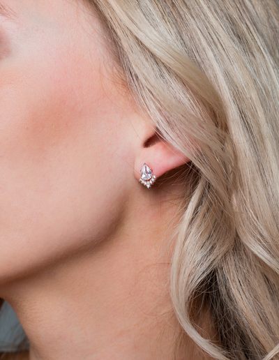 Georgini Iconic Bridal Penelope Earring - Rose Gold | Mocha Australia