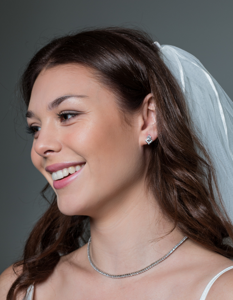Georgini Iconic Bridal Penelope Earring - Silver | Mocha Australia