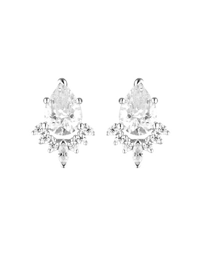 Georgini Iconic Bridal Penelope Earring - Silver | Mocha Australia