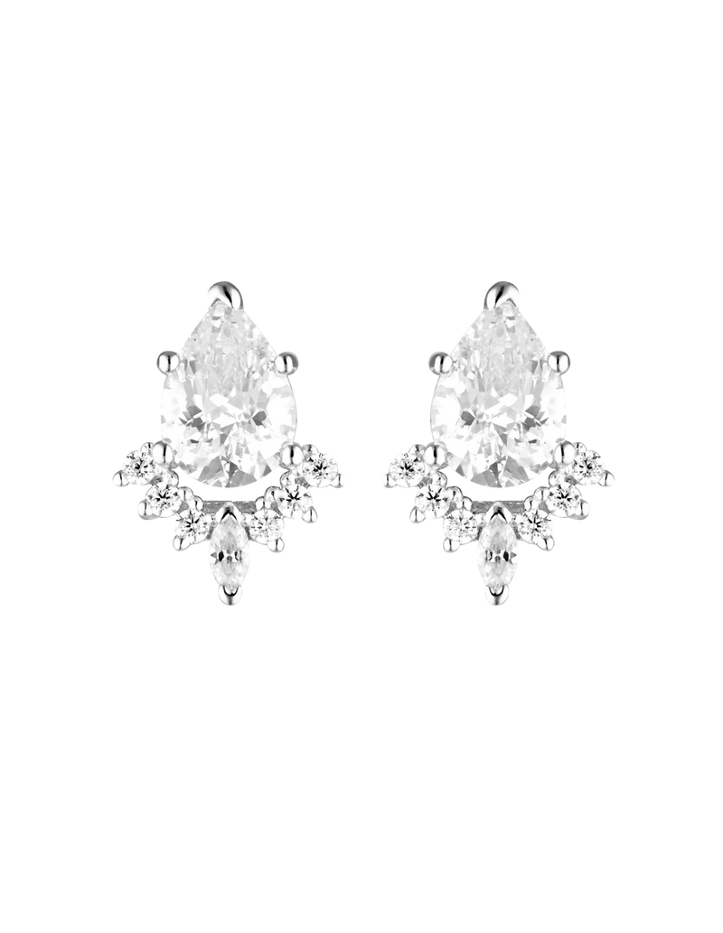 Georgini Iconic Bridal Penelope Earring - Silver | Mocha Australia