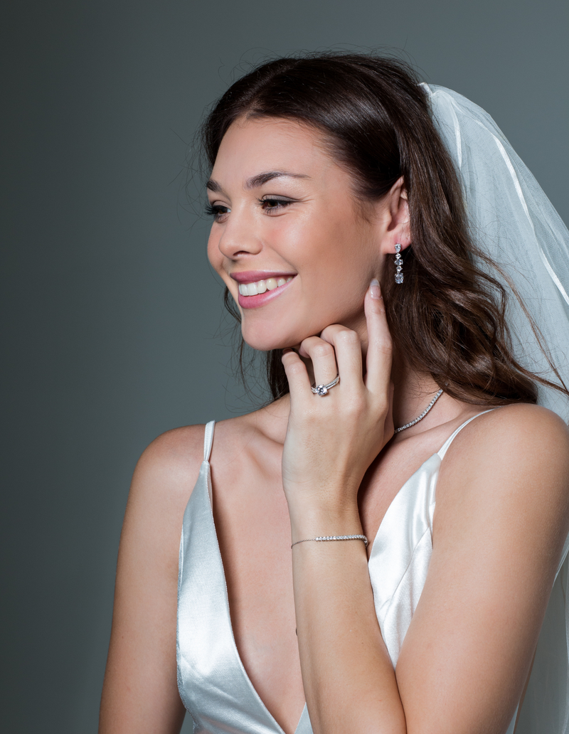 Georgini Iconic Bridal Christina Earrings - Silver | Mocha Australia