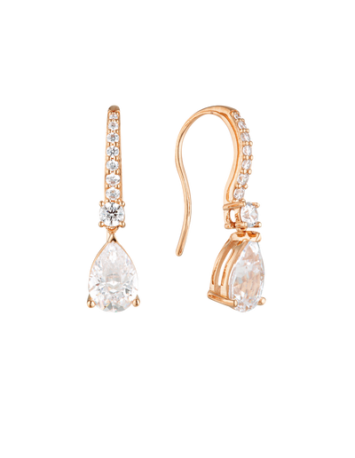 Georgini Iconic Bridal Elizabeth Earrings - Rose Gold | Mocha Australia