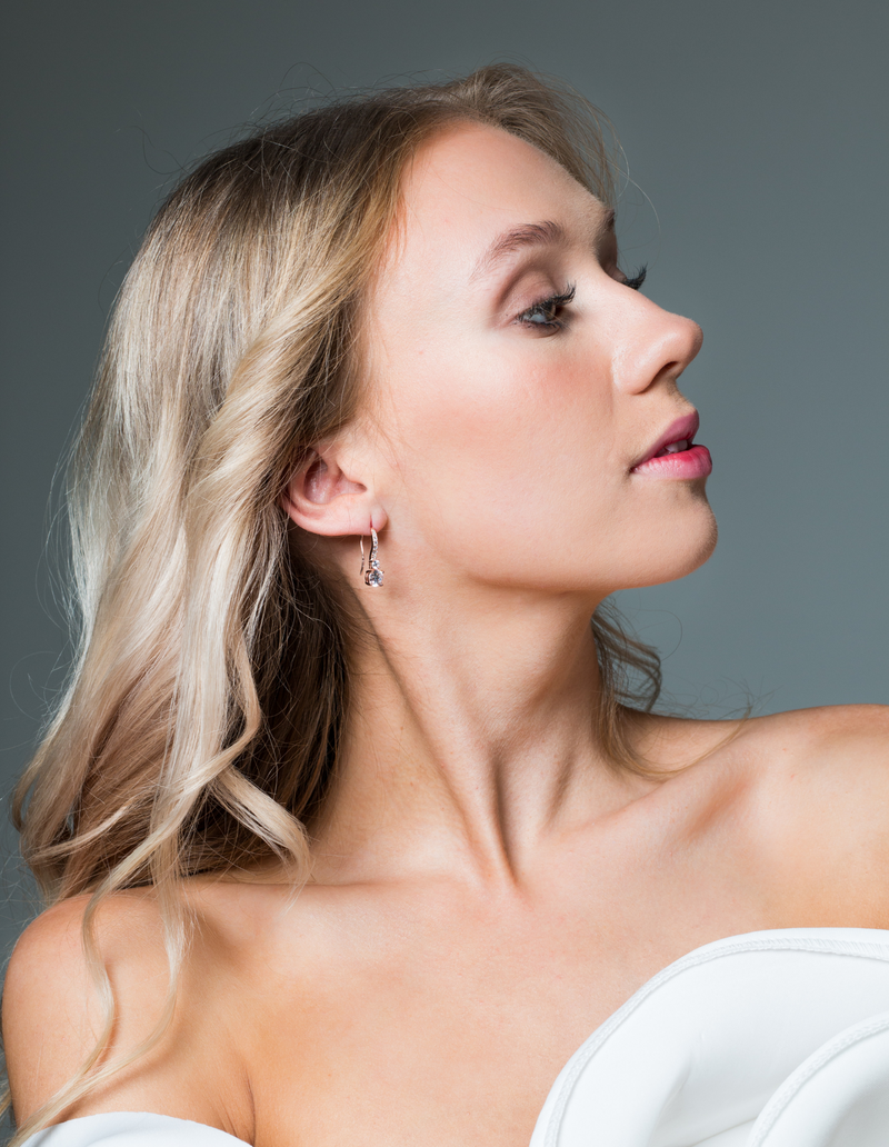 Georgini Iconic Bridal Daphne Earrings - Rose Gold | Mocha Australia