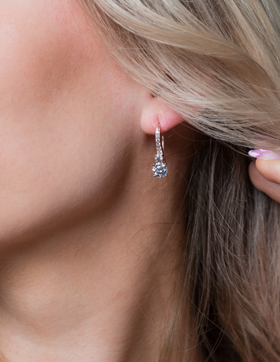 Georgini Iconic Bridal Daphne Earrings - Rose Gold | Mocha Australia