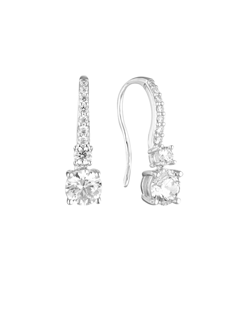 Georgini Iconic Bridal Daphne Earrings - Silver | Mocha Australia