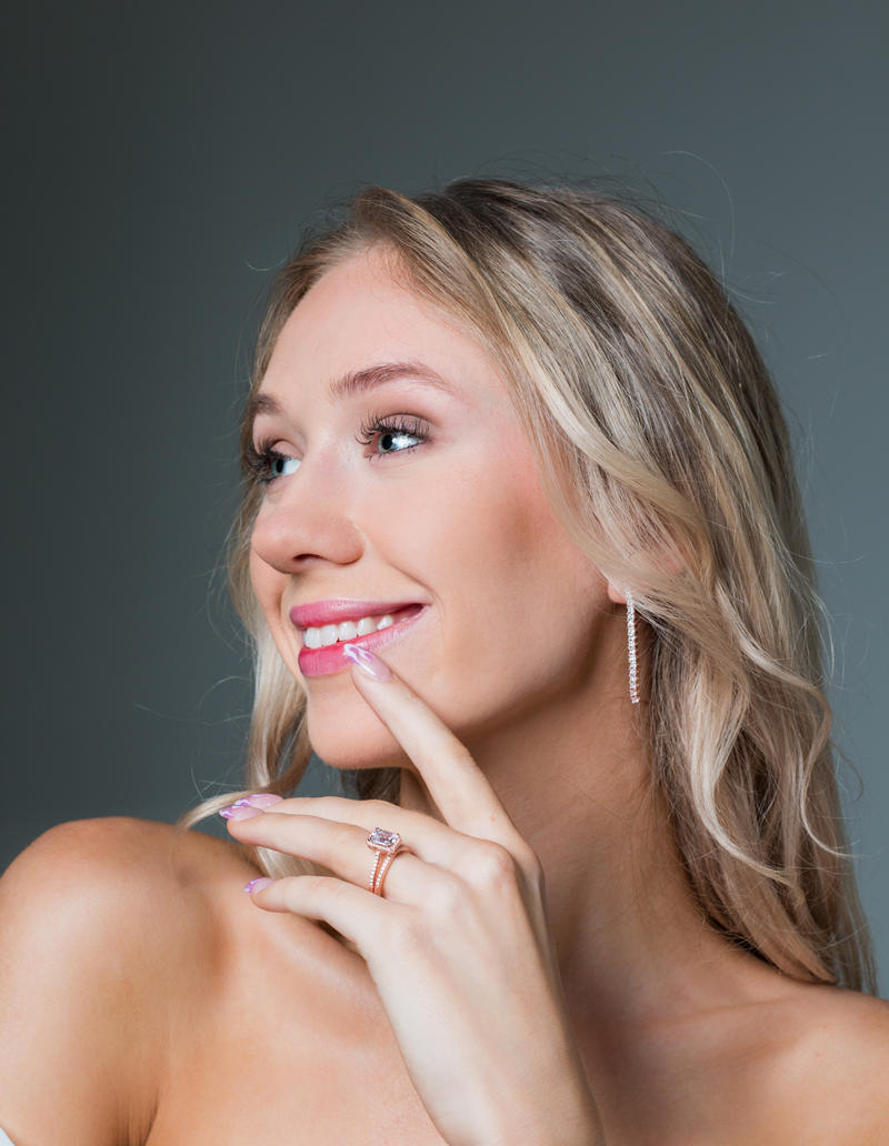 Georgini Iconic Bridal Vera Earrings - Rose Gold | Mocha Australia