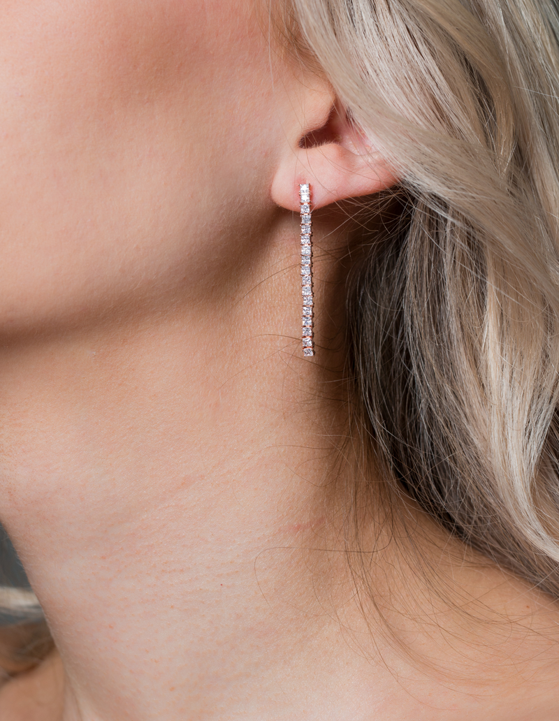 Georgini Iconic Bridal Vera Earrings - Rose Gold | Mocha Australia