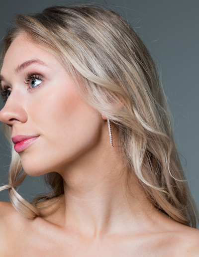 Georgini Iconic Bridal Vera Earrings - Rose Gold | Mocha Australia