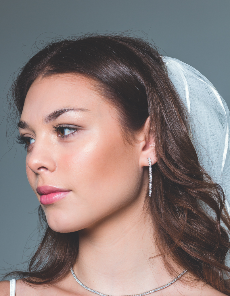 Georgini Iconic Bridal Vera Earrings - Silver | Mocha Australia