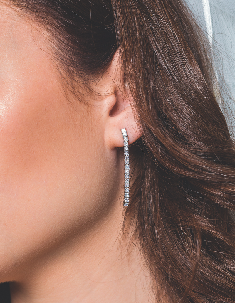 Georgini Iconic Bridal Vera Earrings - Silver | Mocha Australia