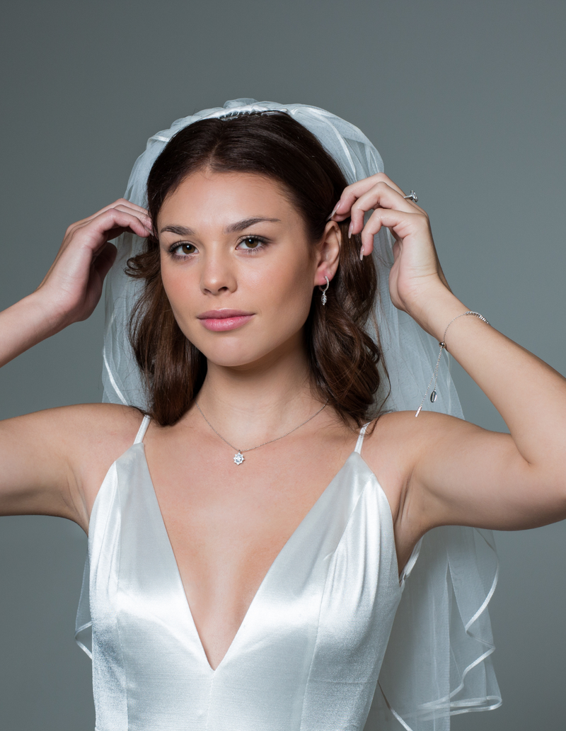 Georgini Iconic Bridal Eloise Earrings - Silver | Mocha Australia