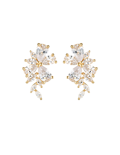 Georgini Iconic Bridal Hyacinth Earrings - Gold | Mocha Australia