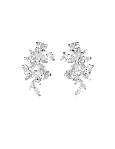 Georgini Iconic Bridal Hyacinth Earrings - Silver | Mocha Australia
