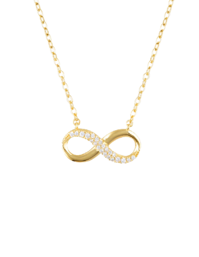 Georgini Forever Infinity Pendant w/ CZ - Gold | Mocha Australia