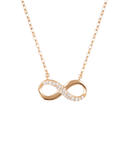 Georgini Forever Infinity Pendant w/ CZ - Rose Gold | Mocha Australia