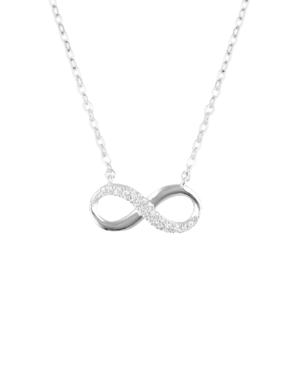 Georgini Forever Infinity Pendant w/ CZ - Silver | Mocha Australia