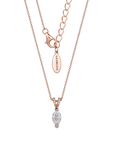 Georgini Heirloom Forever Necklace - Rose Gold | Mocha Australia