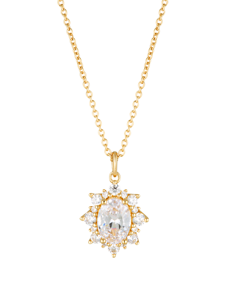 Georgini Iconic Bridal Eloise Pendant - Gold | Mocha Australia