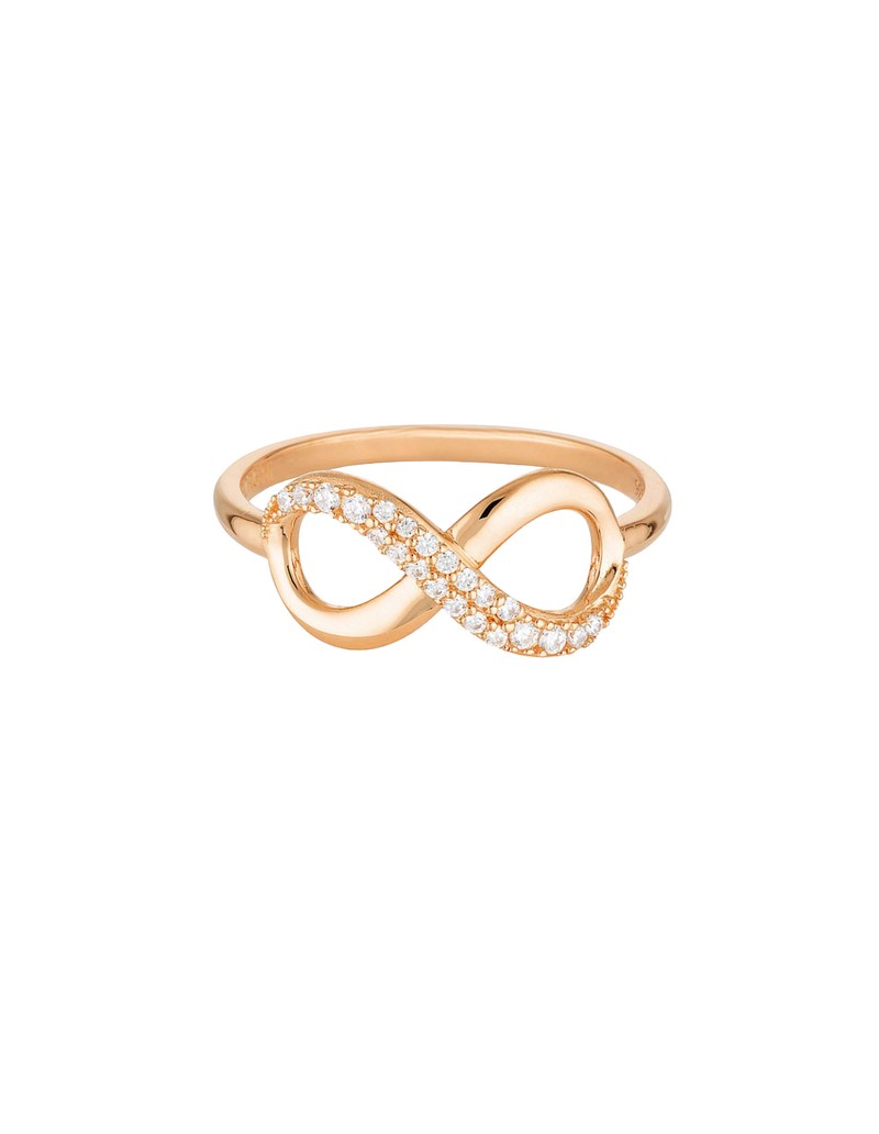 Georgini Forever Infinity Ring w/ CZ - Rose Gold | Mocha Australia