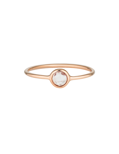 Georgini Eos Ring w/ White Topaz - Rose Gold | Mocha Australia