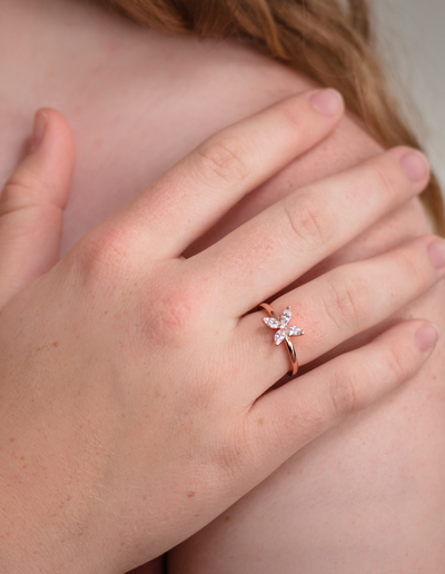 Georgini Heirloom Favoured Ring - Rose Gold | Mocha Australia