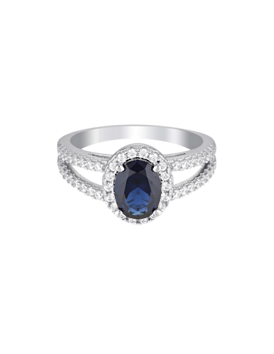 Georgini Aurora Glory Ring - Silver/ Sapphire | Mocha Australia