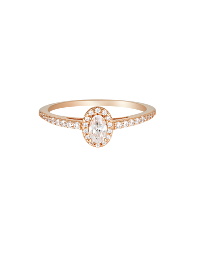 Georgini Aurora Glow Ring - Rose Gold | Mocha Australia