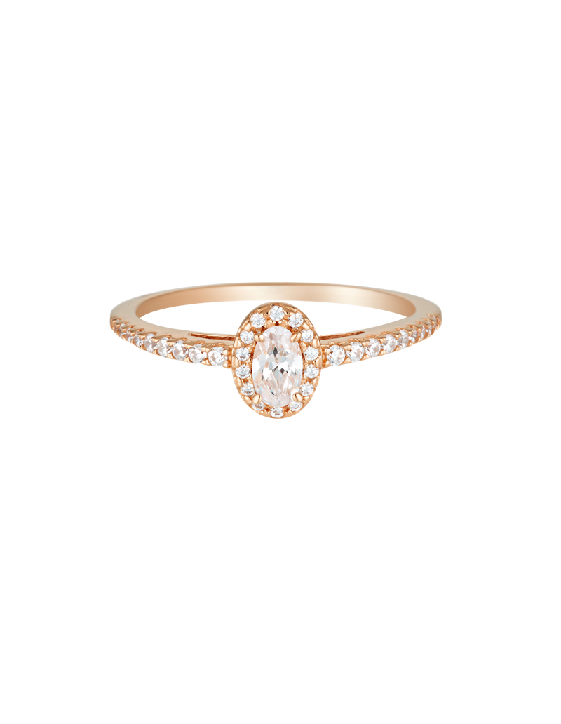 Georgini Aurora Glow Ring - Rose Gold | Mocha Australia