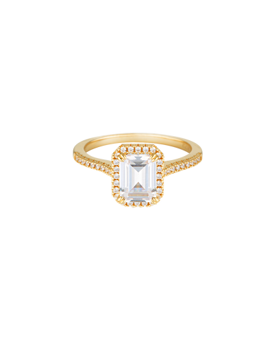 Georgini Iconic Bridal Violet Ring - Gold | Mocha Australia