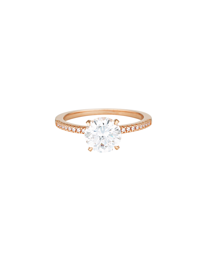 Georgini Iconic Bridal Francesca Ring - Rose Gold | Mocha Australia