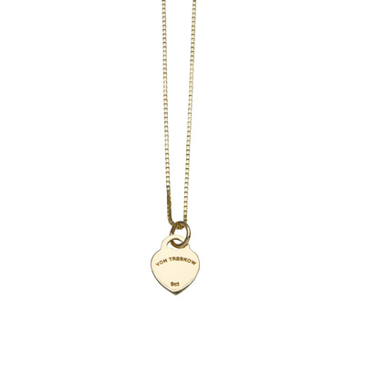 Von Treskow 9CT Gold Heart w/ Box Chain Necklace | Mocha Australia