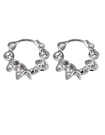 Zahar Harley Earrings - Silver | Mocha Australia