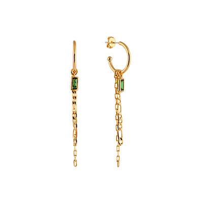 Zahar Mila Earrings - Green | Mocha Australia