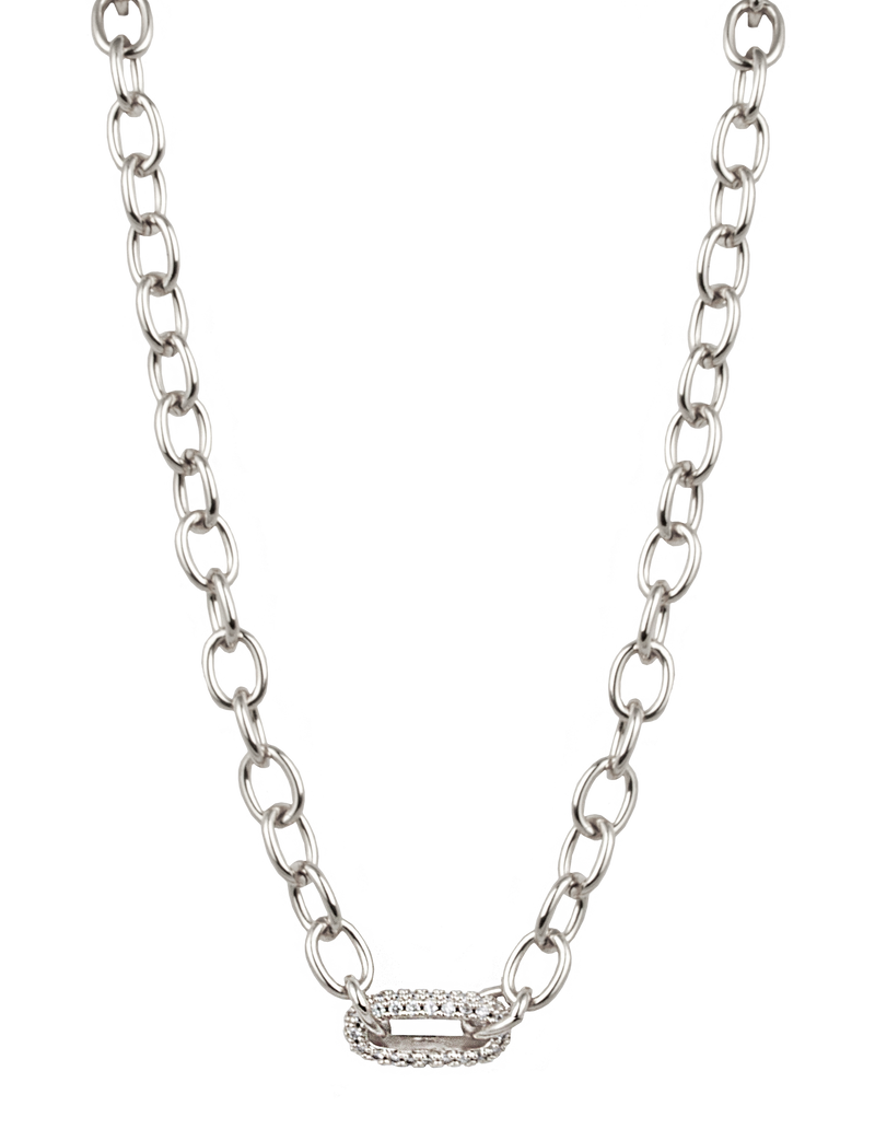Zahar Montana Necklace - Silver | Mocha Australia