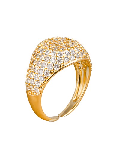 Zahar Nova Ring - Gold | Mocha Australia
