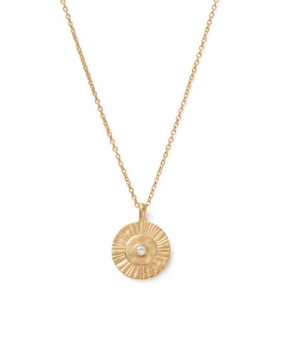 Kirstin Ash Afterglow Coin Necklace- Gold | Mocha Australia