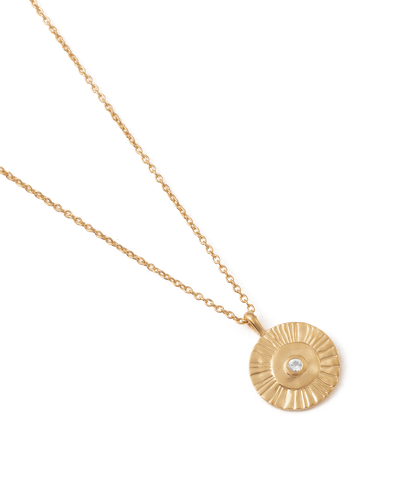 Kirstin Ash Afterglow Coin Necklace- Gold | Mocha Australia