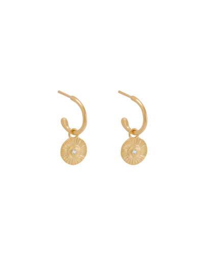 Kirstin Ash Afterglow Hoops- Gold | Mocha Australia